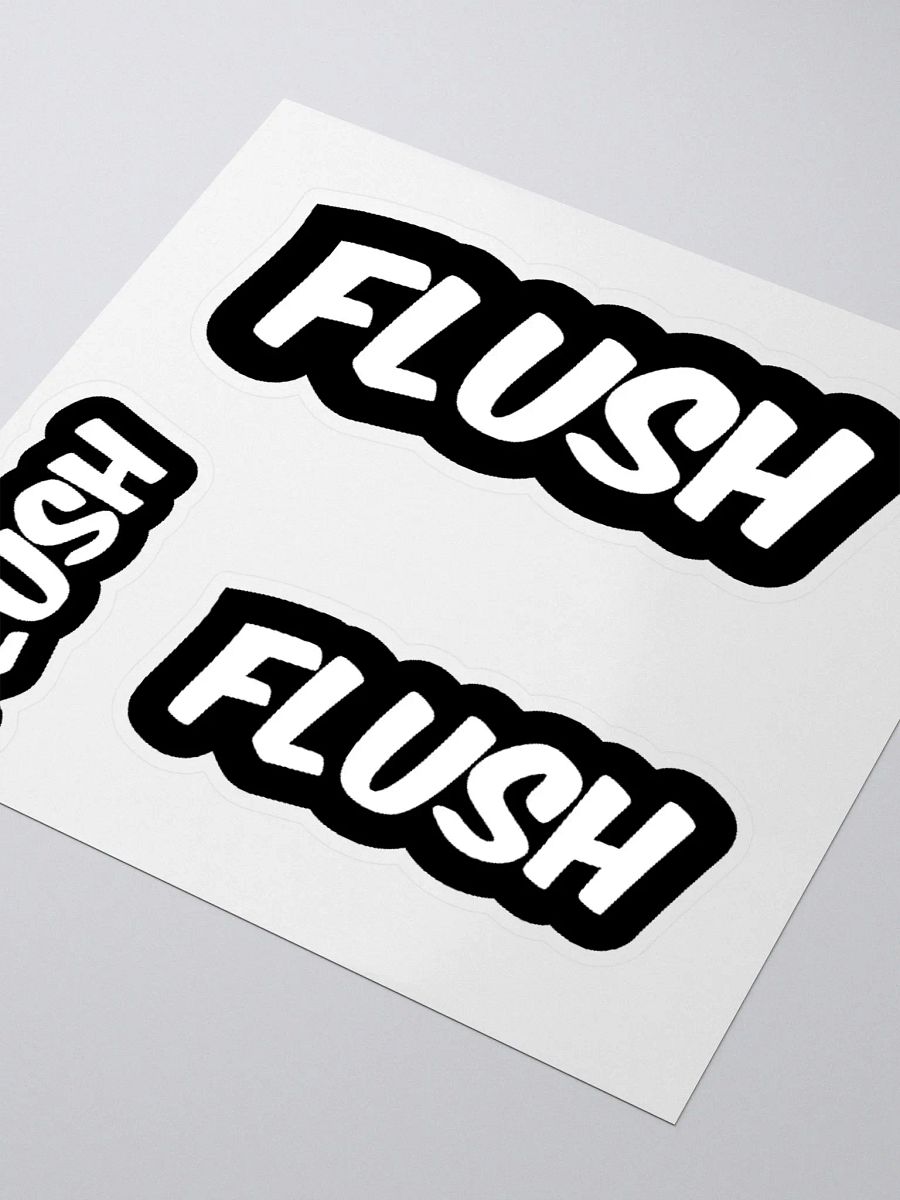 FLUSH 3 pack Kiss-cut stickers product image (3)