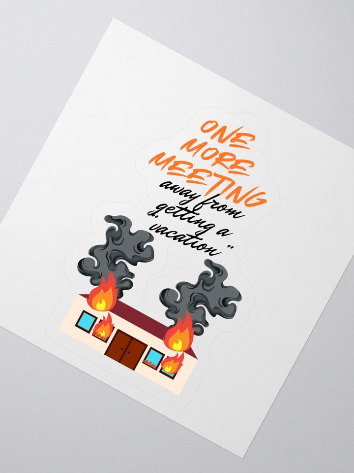 One More Meeting Sticker product image (8)