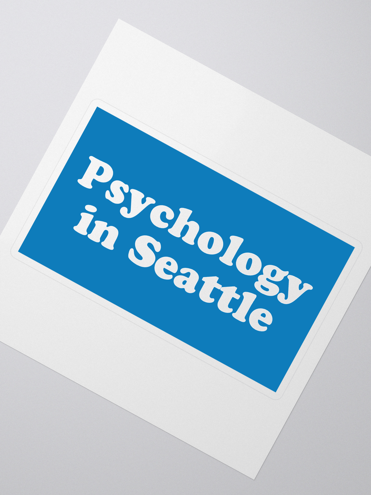 Psychology In Seattle - Sticker product image (2)