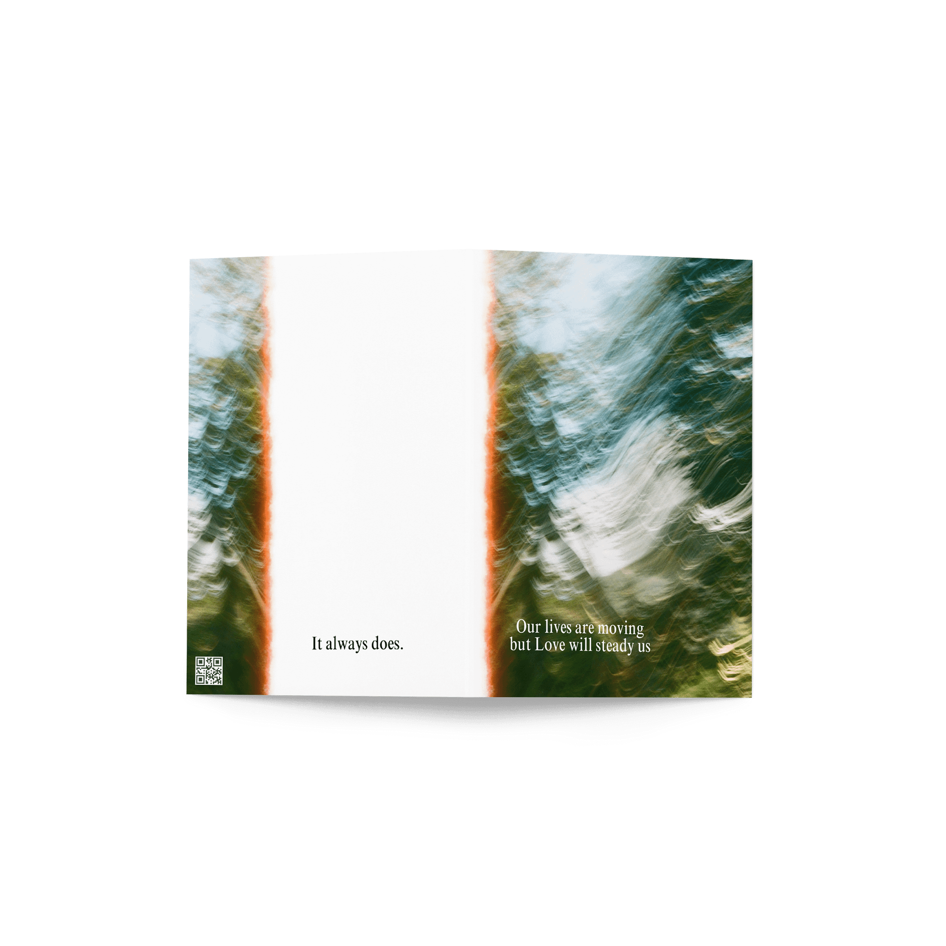 "Love will steady us" letter card product image (4)