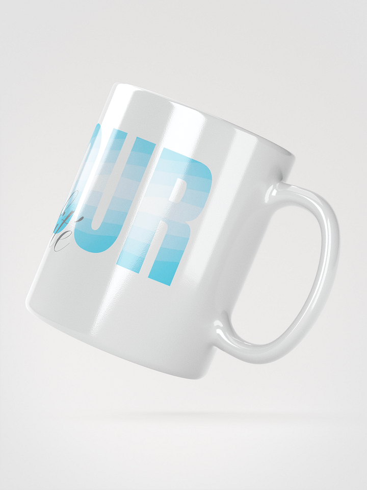 Mug Blanc Bonjour Fluidité - Cadeau Mug Message Positif product image (2)
