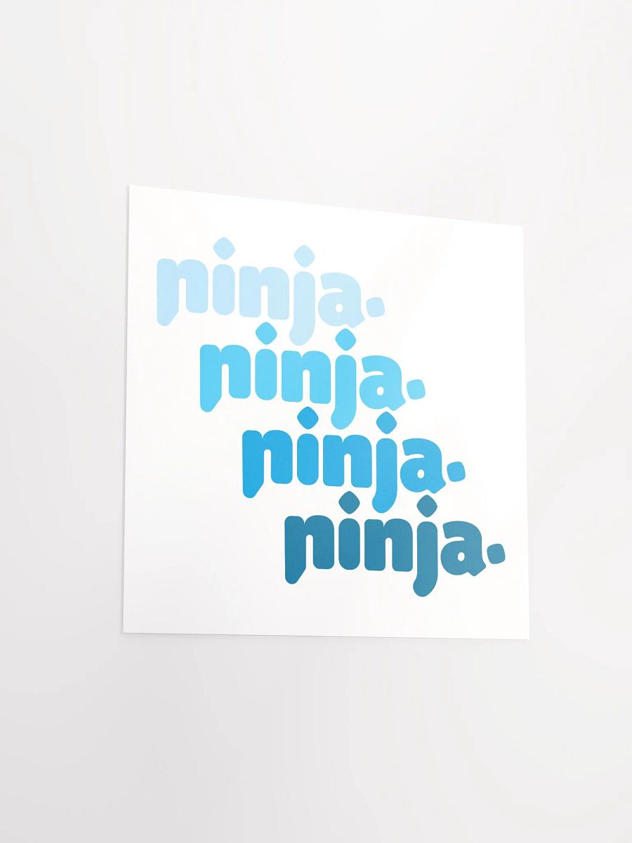 Blue Quad Ninja Poster product image (3)