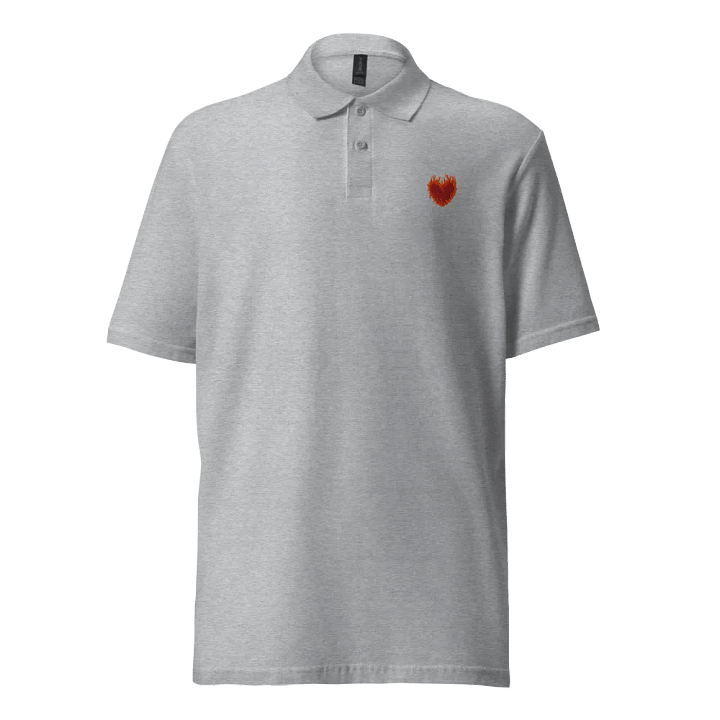 SnugglesCat Flaming Heart Logo | Embroidered Polo product image (2)