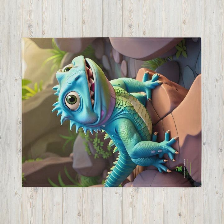 Endangered Species - Mexico - Rock Iguana Throw Blanket product image (2)