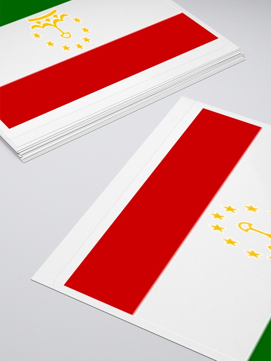 Exclusive Tajikistan Flag Kiss-Cut Stickers - High-Quality Vinyl, Multiple Sizes product image (11)
