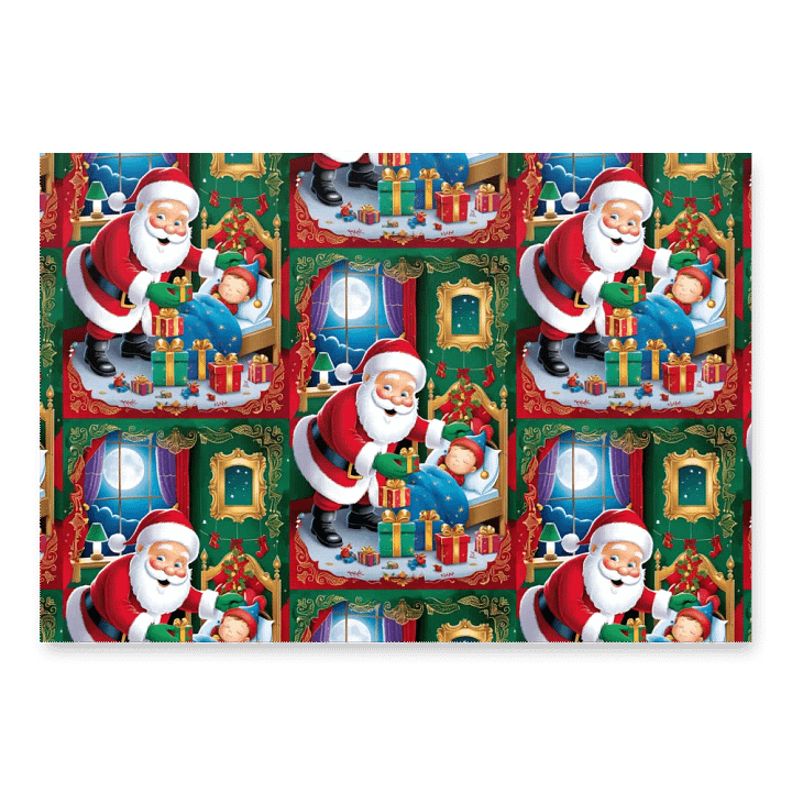 Santa's Surprise Wrapping Paper Set product image (2)