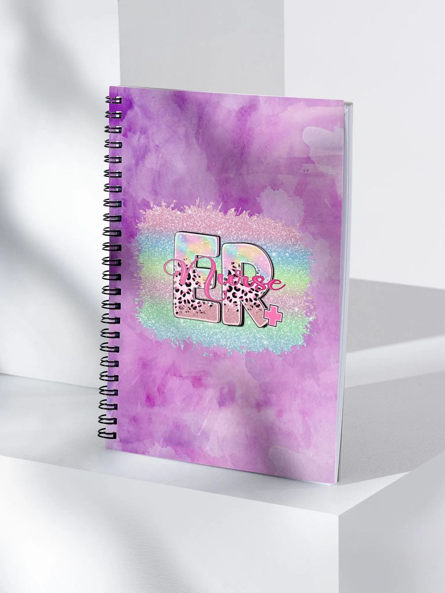 ER Nurse Glitz Glam- Spiral Notebook product image (5)