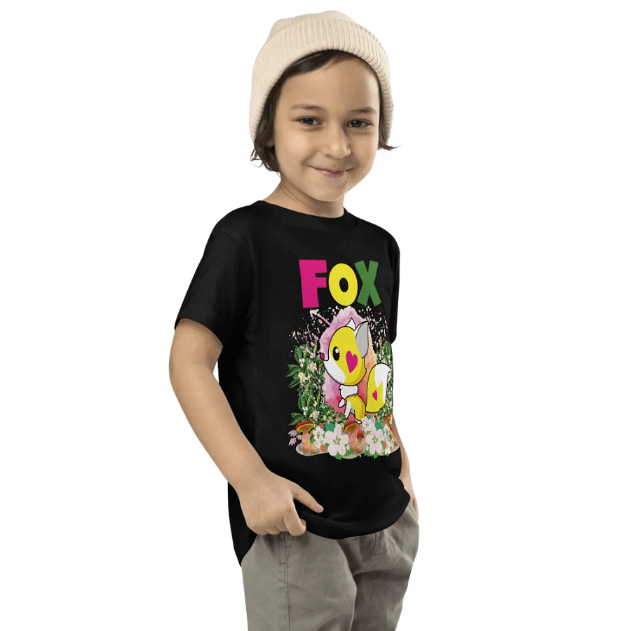 Fox Colorful Funny Cute Bella+Canvas Toddler T-Shirt – Fun Gift for Kids product image (8)