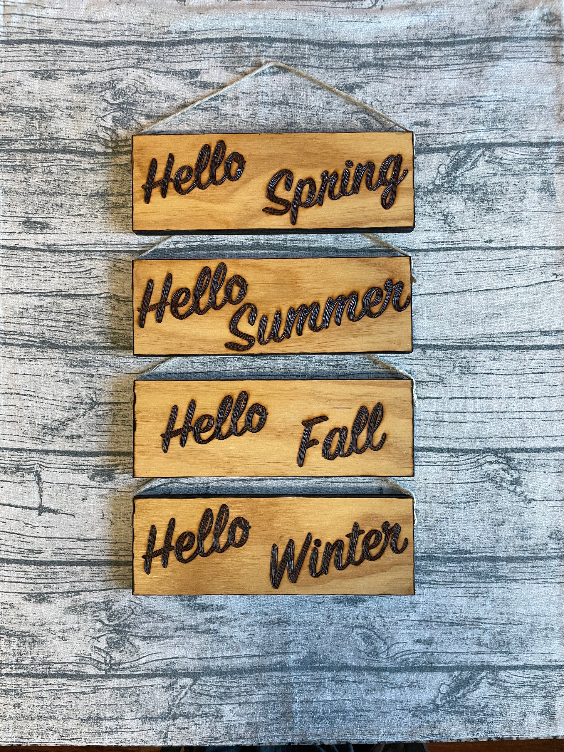 Hello Seasons Sign Set product image (1)
