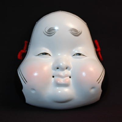 Okame Mask - Japanese Otafuku Uzume Goddess of Mirth product image (1)