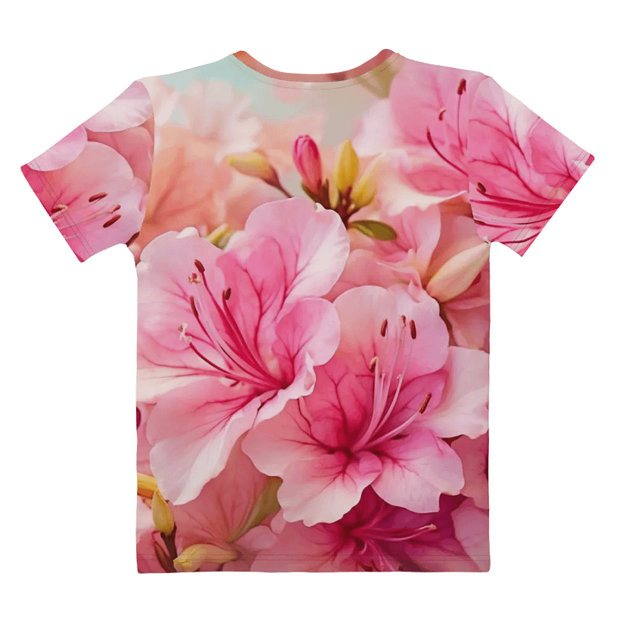 Azalea Allure: Floral Elegance Tees product image (4)