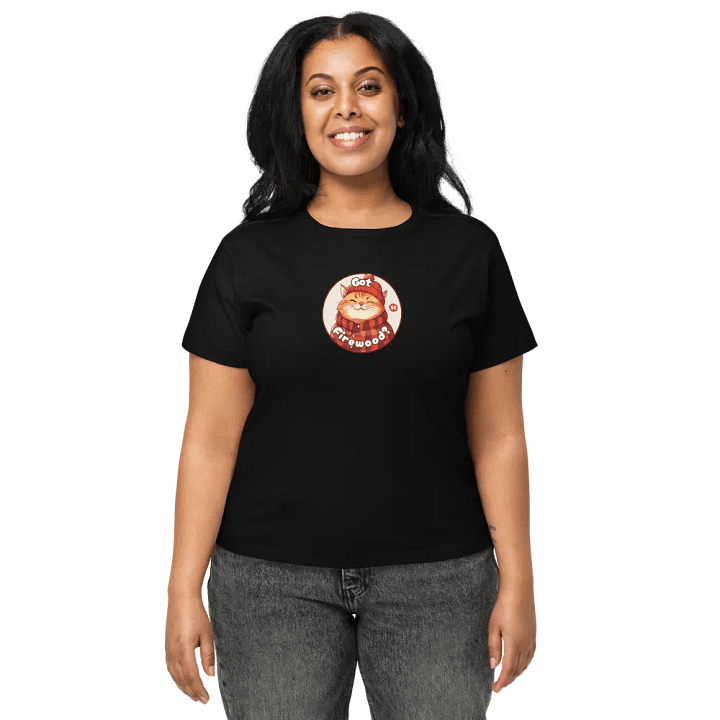 Cozy Cat - Got Firewood? | High Waisted Tee product image (2)