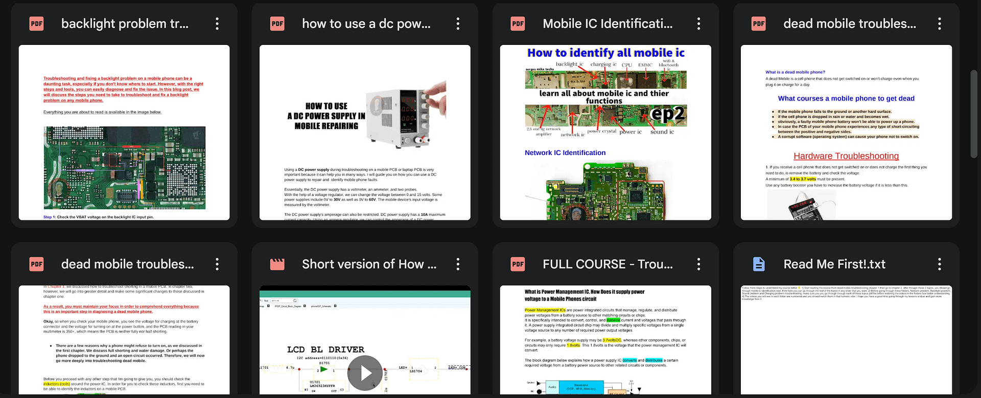 BUY - Basic Level Mobile Repairing Course product image (6)
