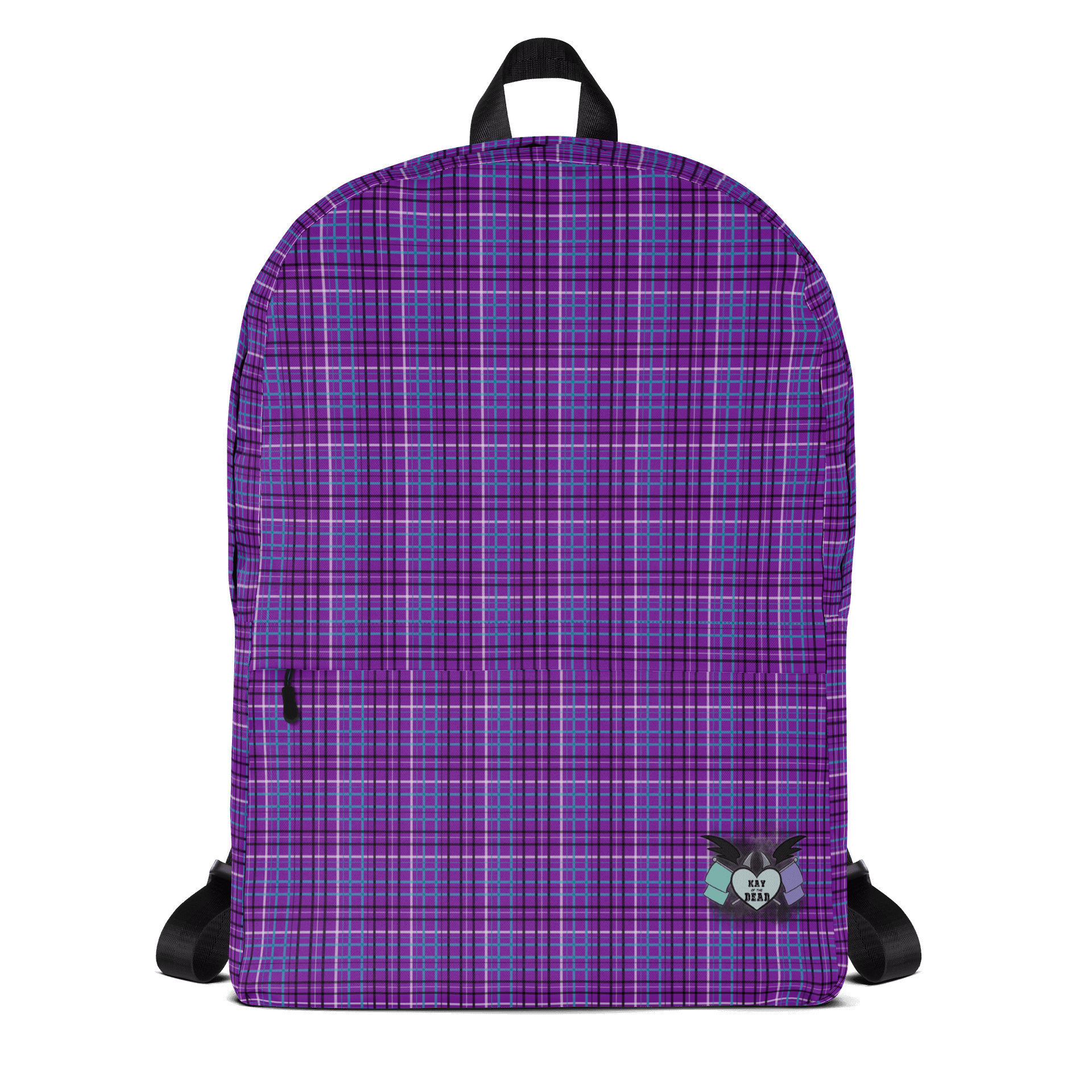 Purple Plaid Backpack product image (1)