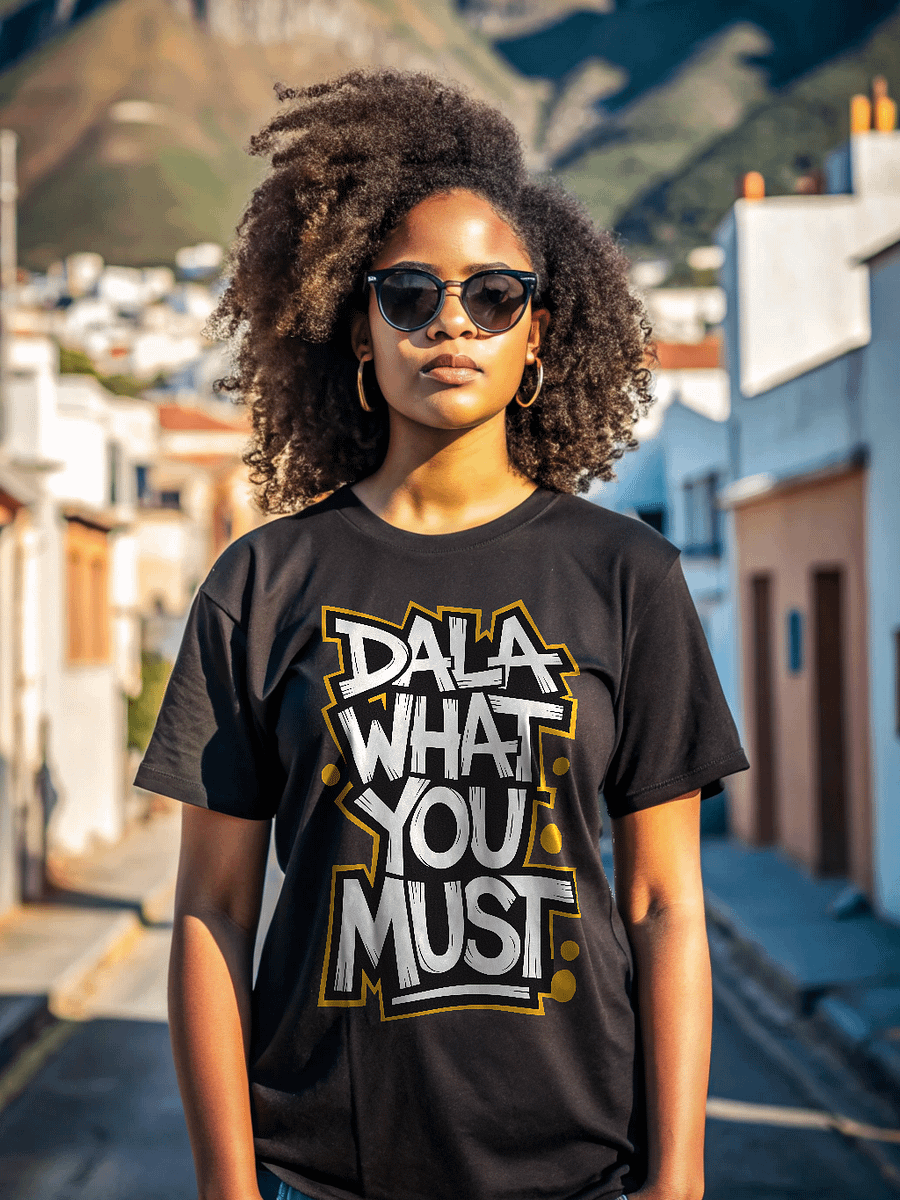 “Dala What You Must” Street-Style Cape Flats T-Shirt product image (2)