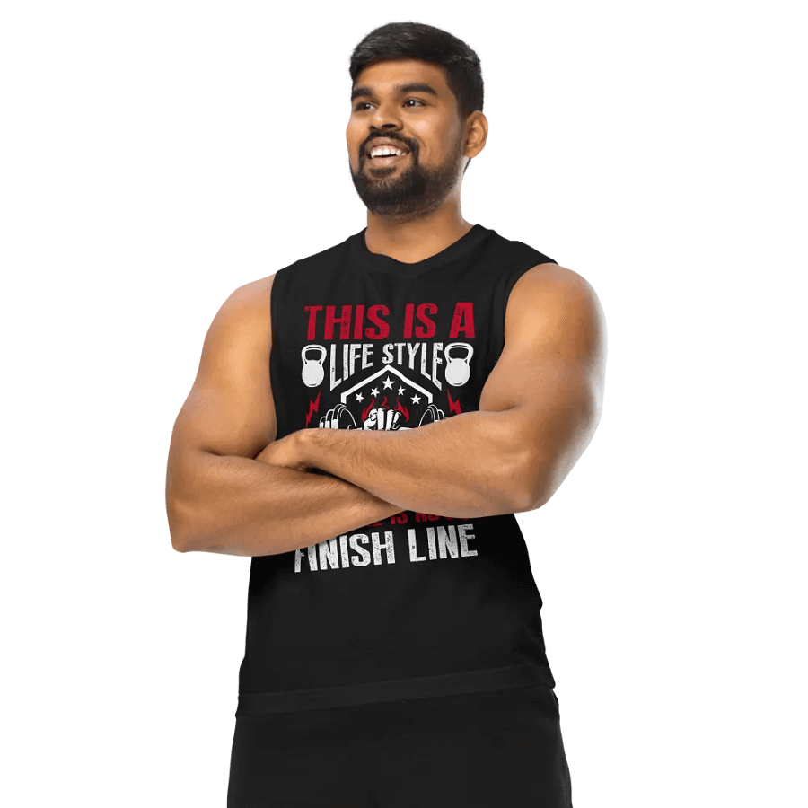 This Is A LifeStyle, There Is No Finish Line Muscle Shirt product image (3)