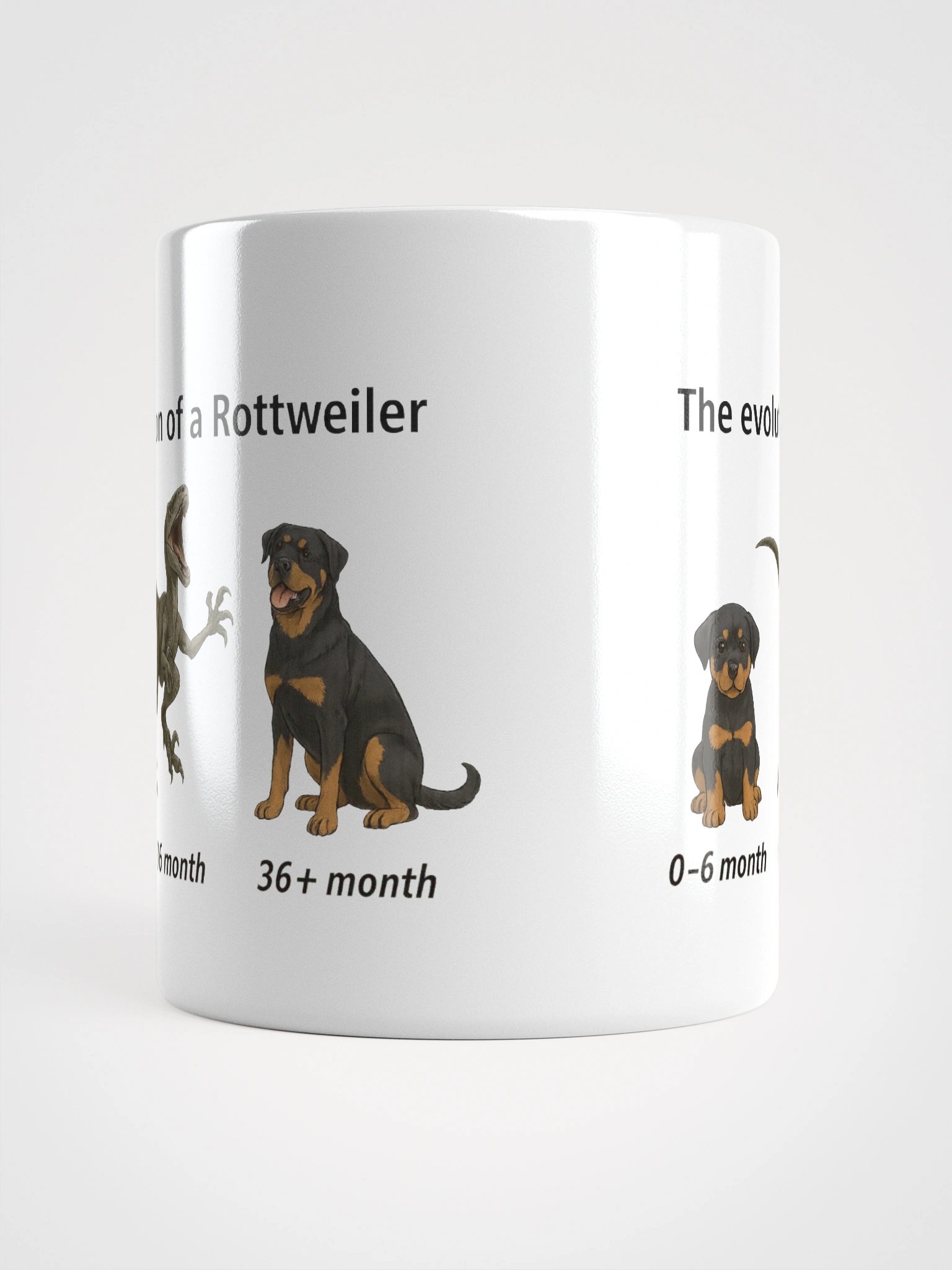 The Evolution of a Rottweiler - Mug product image (9)