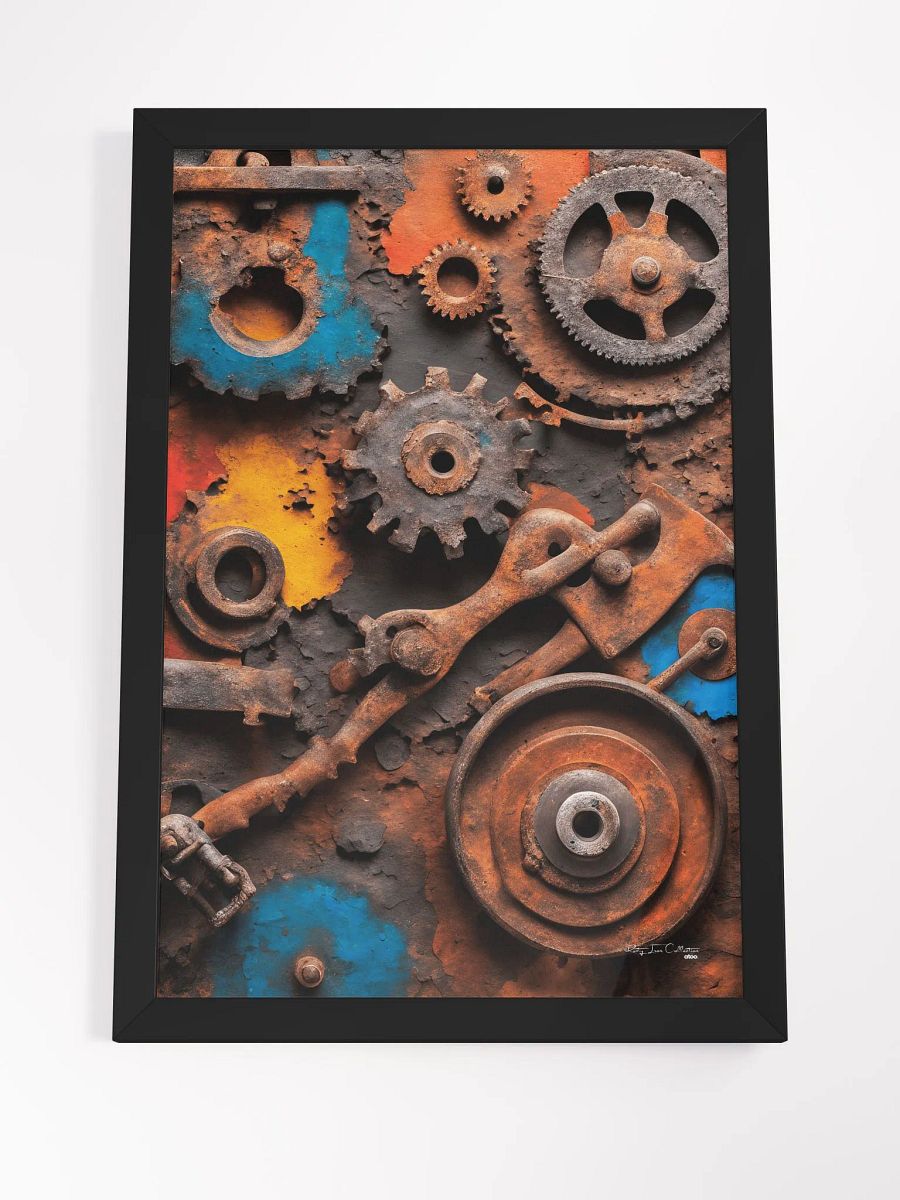 Rusty Metal Wall Art | Industrial Wall Decor product image (5)