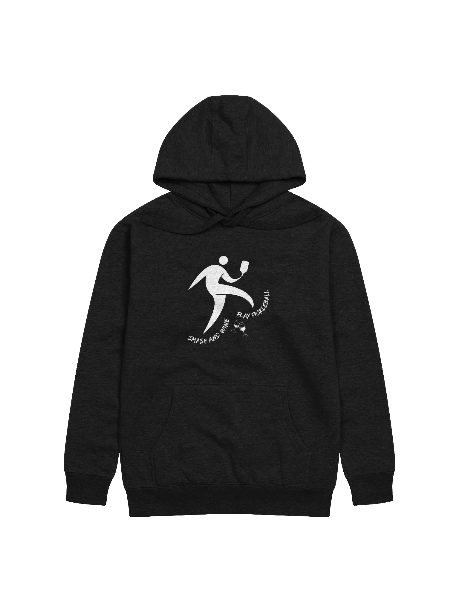 Smash and Wine Pickleball Cotton Heritage Unisex Premium Hoodie product image (1)