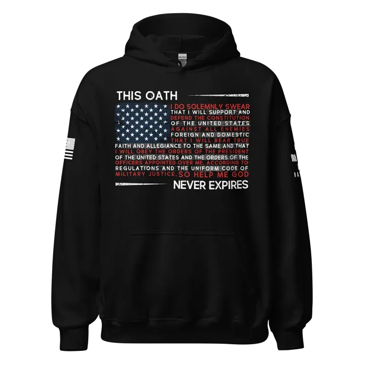 Veteran Oath Hoodie product image (1)