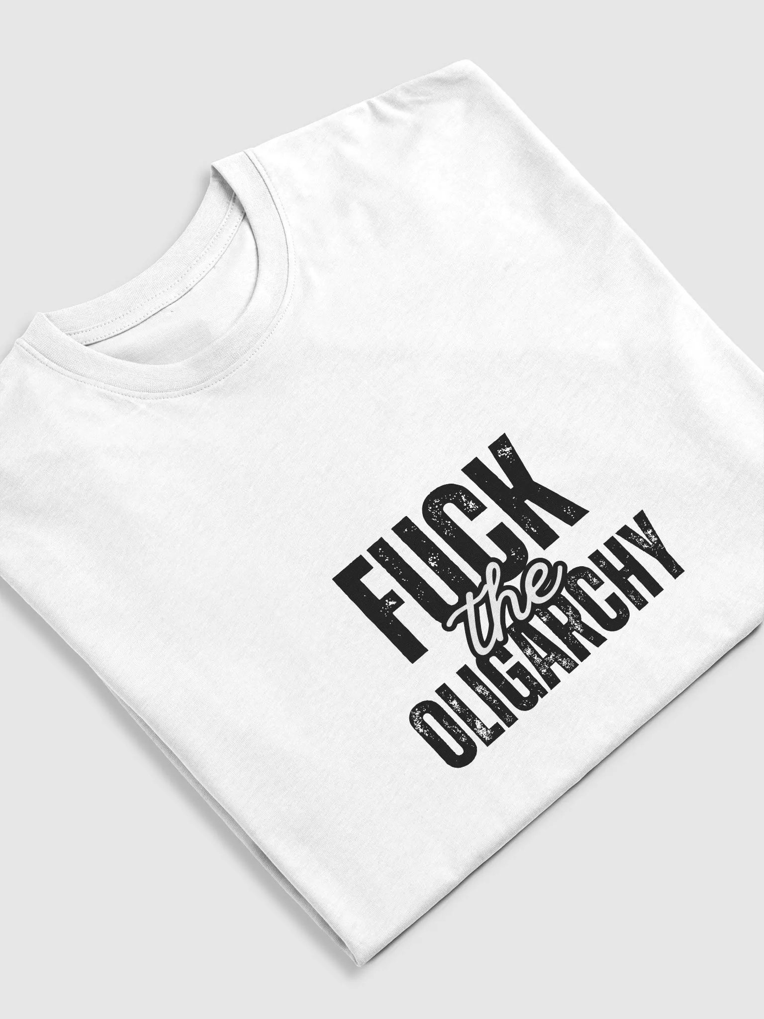 Fuck the Oligarchy Premium Heavyweight Tee (lighter colors) product image (5)