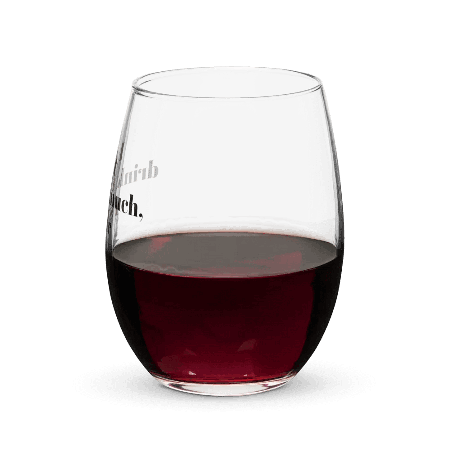 Black Out Baby Wine Glass product image (7)