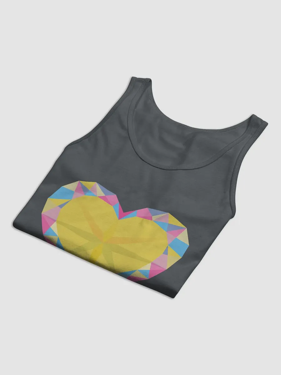 Crystal Heart Pansexual Pride Tank Top product image (3)