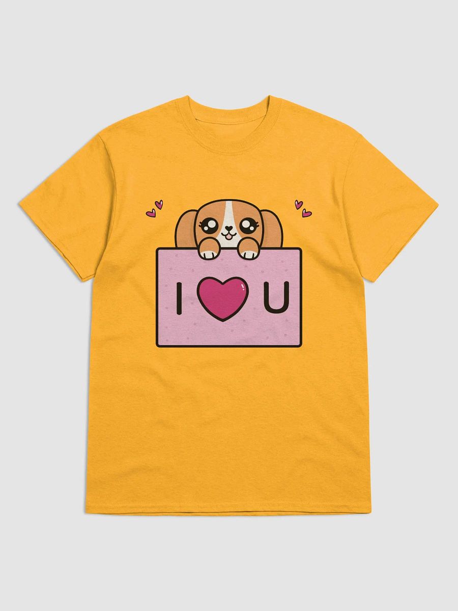 Adorable Love Dog Cartoon T-Shirt product image (9)