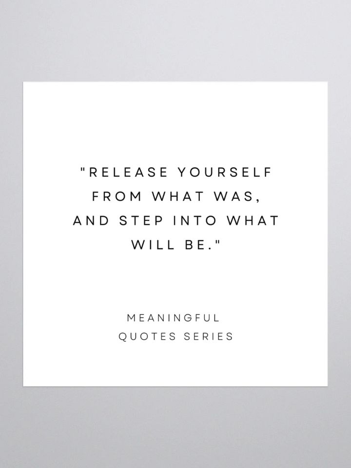 Meaningful Quotes Kiss Cut Stickers product image (2)
