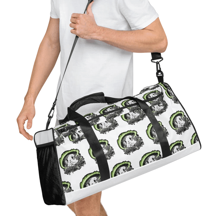 Save Me: A Plea from Planet Earth White Duffle Bag 🌍 product image (2)