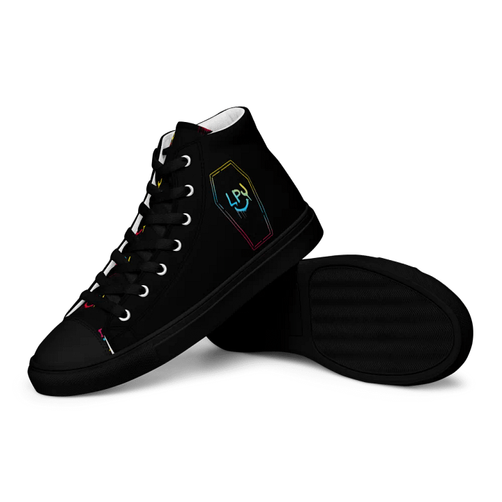 LPJ Black Canvas Hi-Top Shoes product image (1)