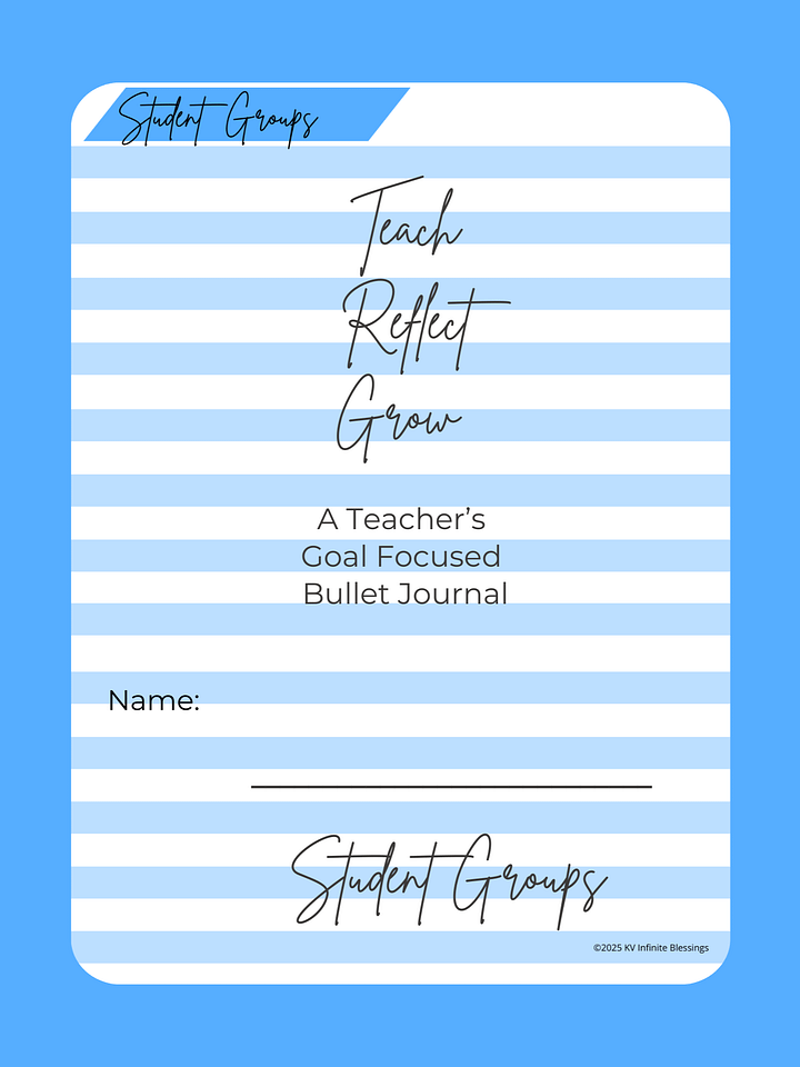 Small Group Organization | Digital & Printable Bullet Journal product image (1)