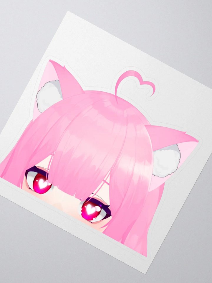 Comfy Kitty Peeker Sticker product image (5)
