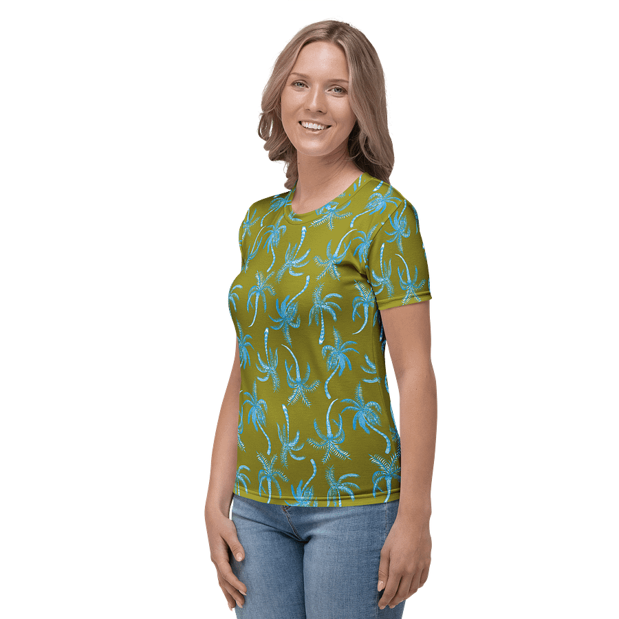 Neon Palmtree | Women's Crew Neck T-Shirt product image (6)