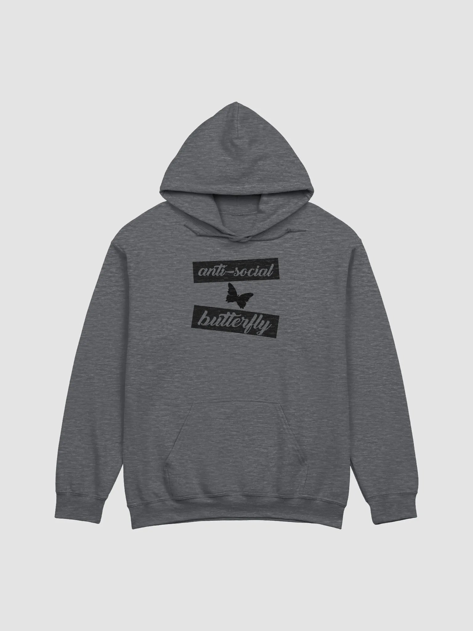 Anti-social butterfly - hoodie product image (4)
