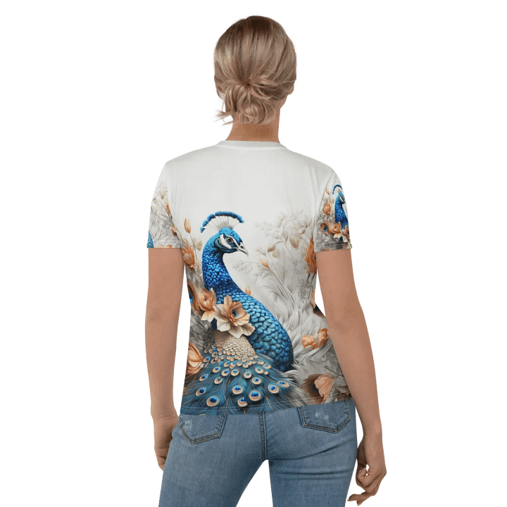 Realistic Peacock T shirt product image (2)