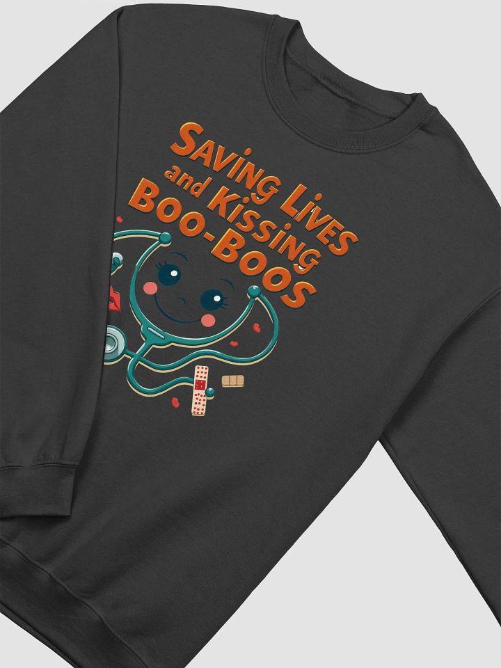 Smiling Stethoscope Crewneck Sweatshirt product image (15)
