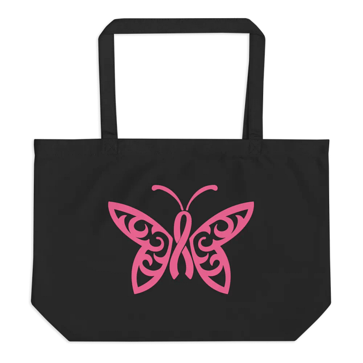 Butterfly Cancer Ribbon Bag product image (1)
