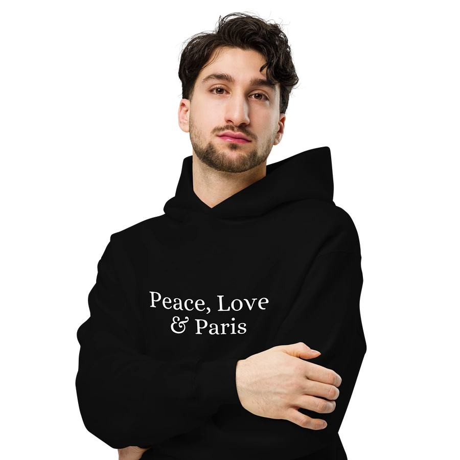 Peace, Love and Paris Unisex Oversized Hoodie product image (8)