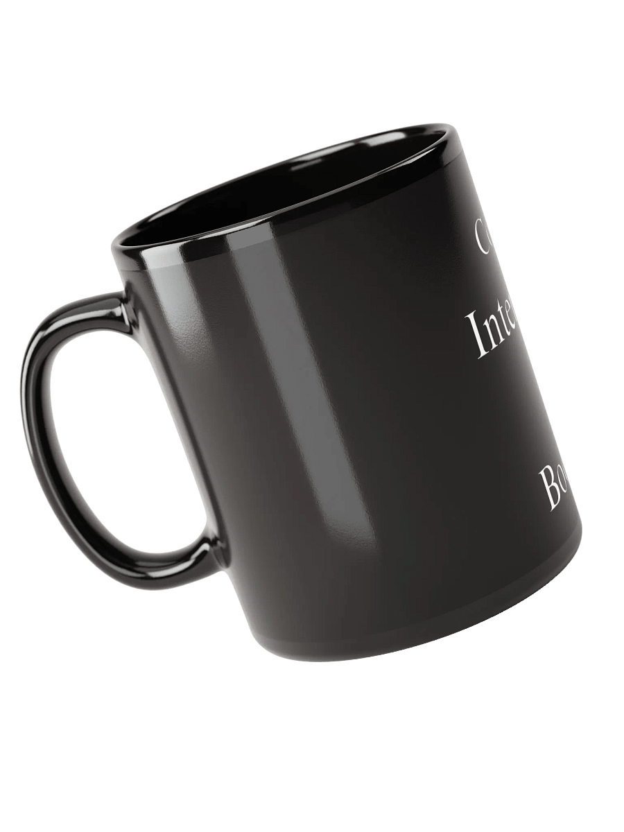 Librarian Sloth Black Glossy Mug product image (6)
