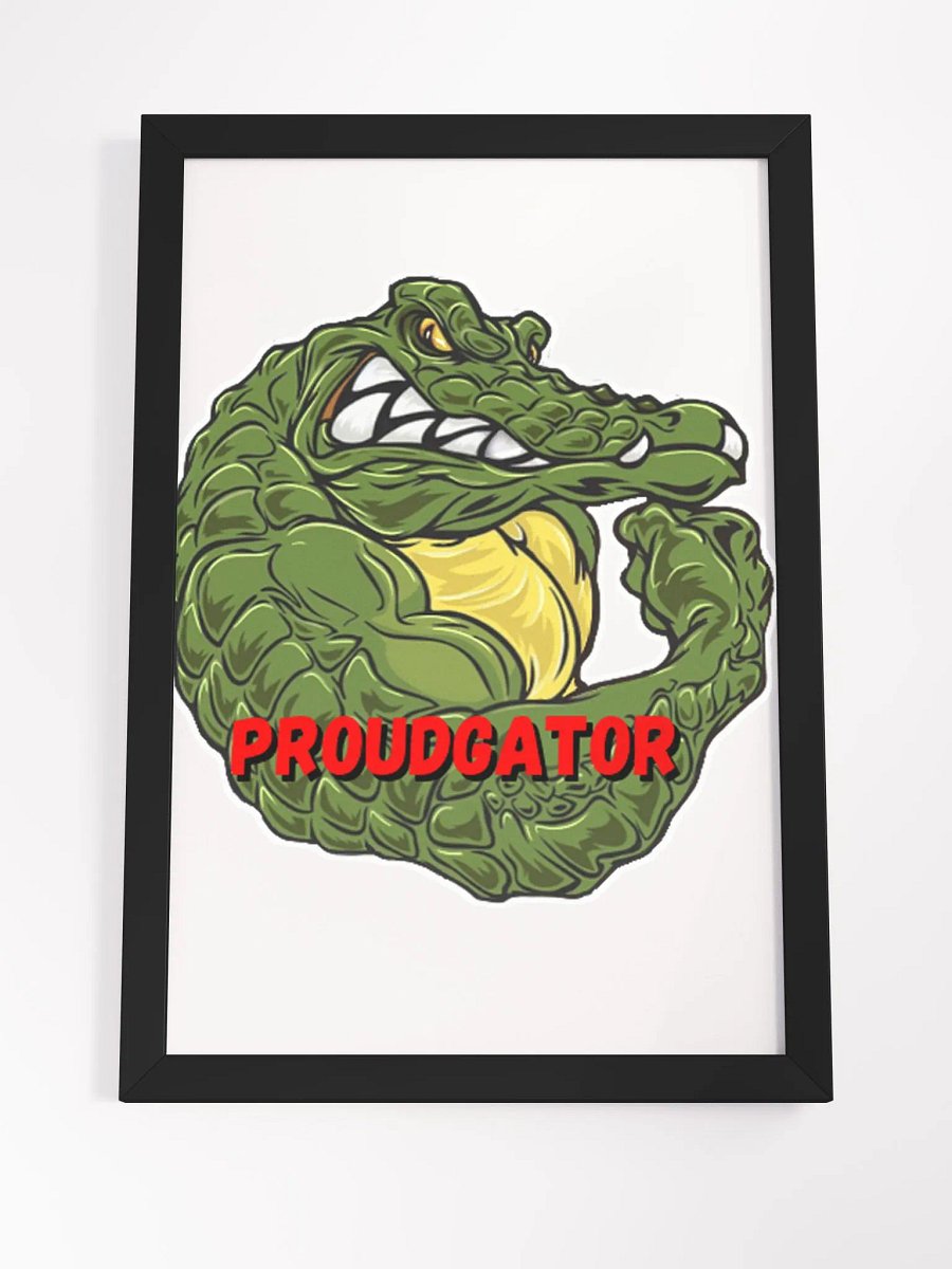 Ripped Gator Framed High-Quality Matte Poster product image (15)