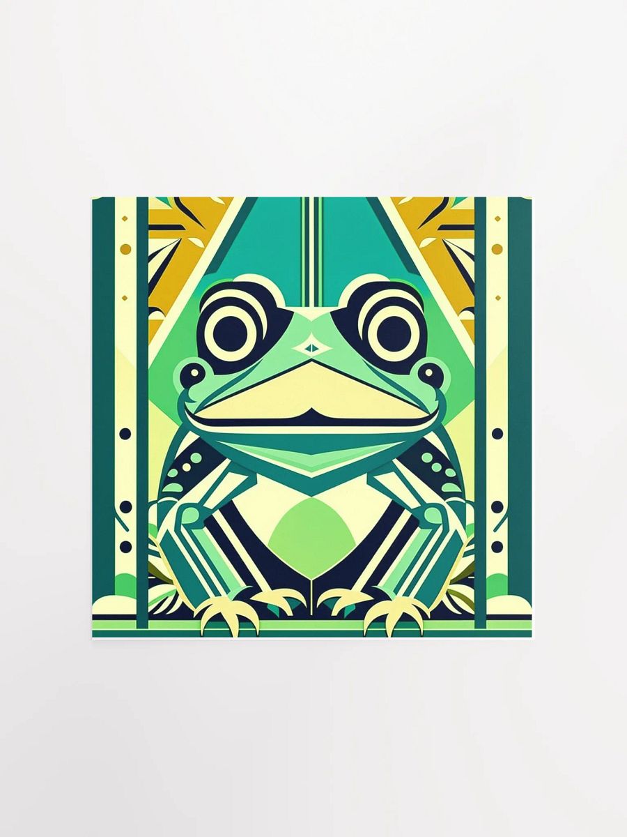 Art Deco Smiling Frog Poster in Five Sizes product image (2)