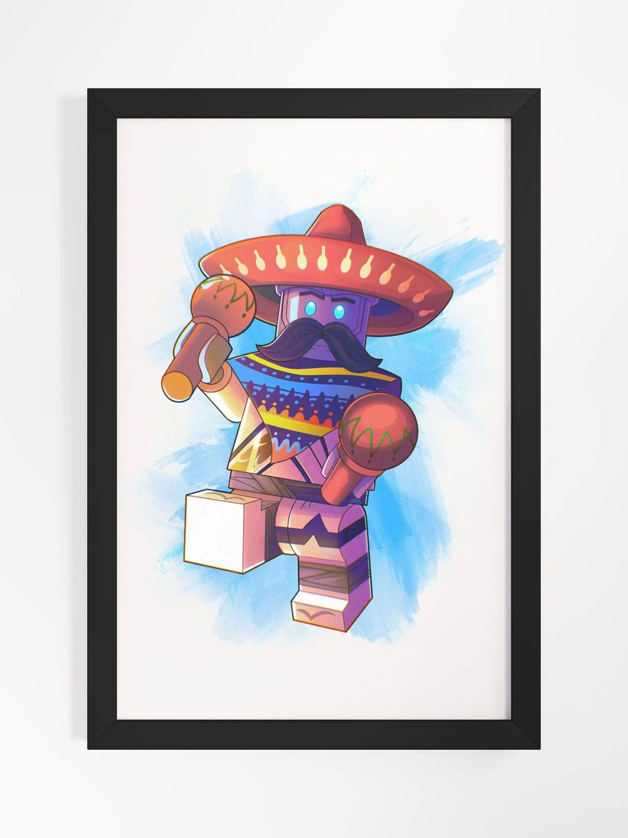 Titanium Taco Framed Matte Poster product image (1)
