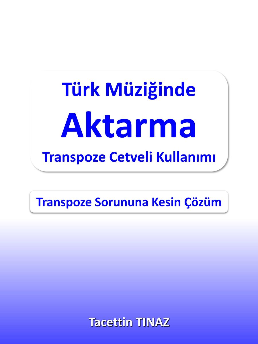 Türk Müziğinde Aktarma (E-Kitap) product image (1)