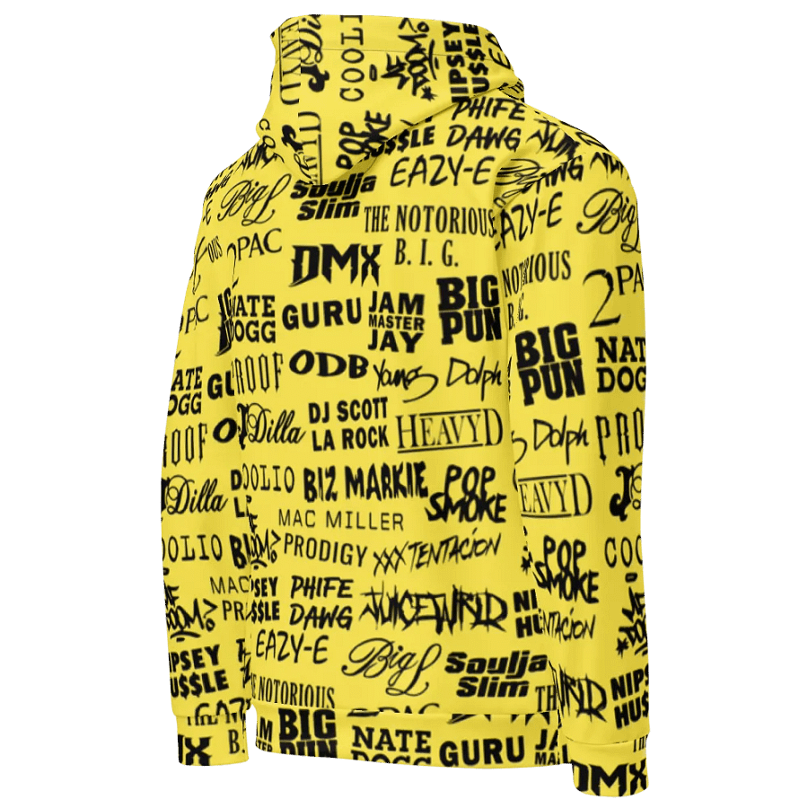 Never Forget - Hip-Hop Artists - YELLOW - Unisex Hoodie product image (4)