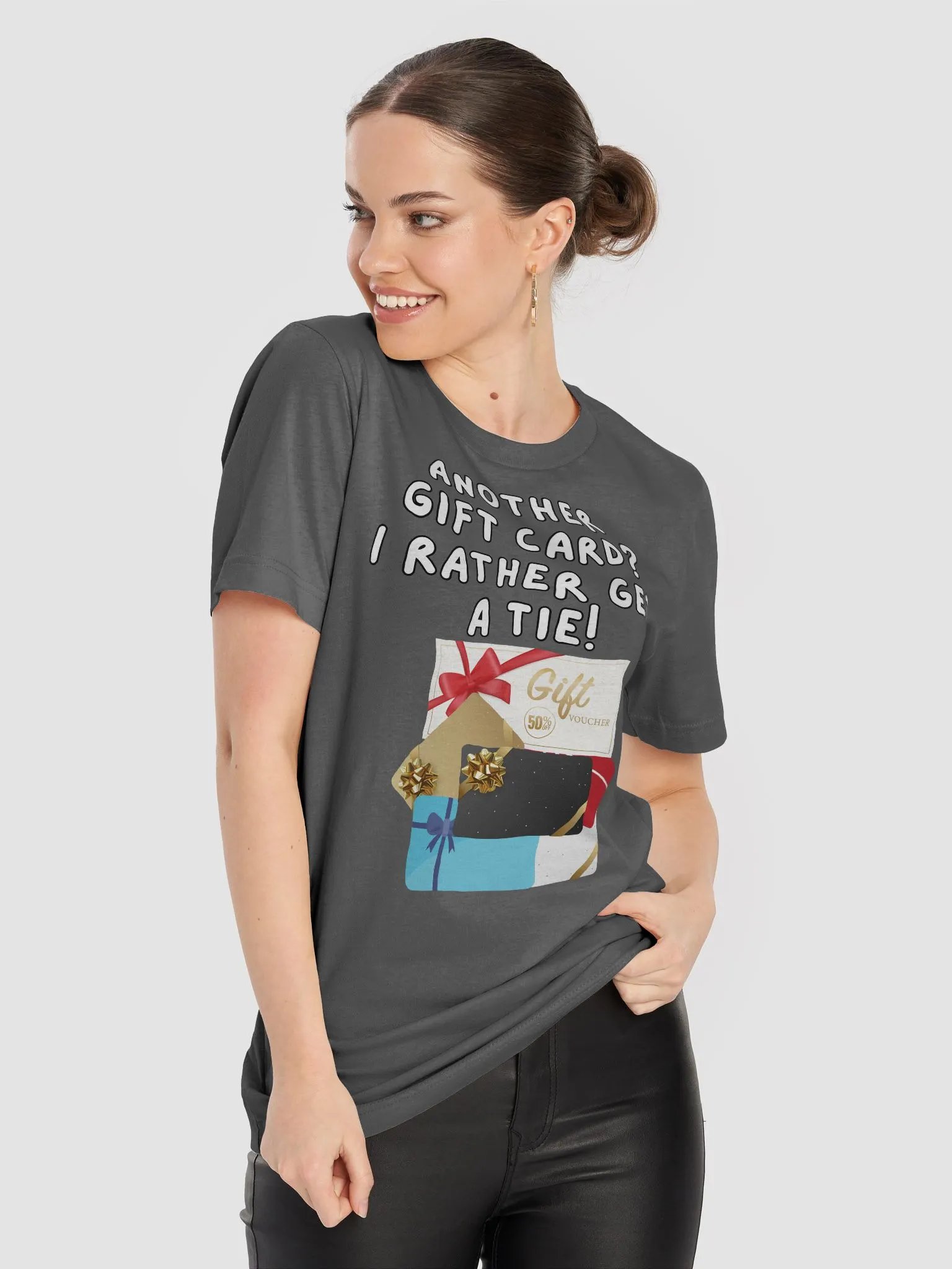 Another Gift Card? I Rather Get A Tie! T-shirt product image (53)