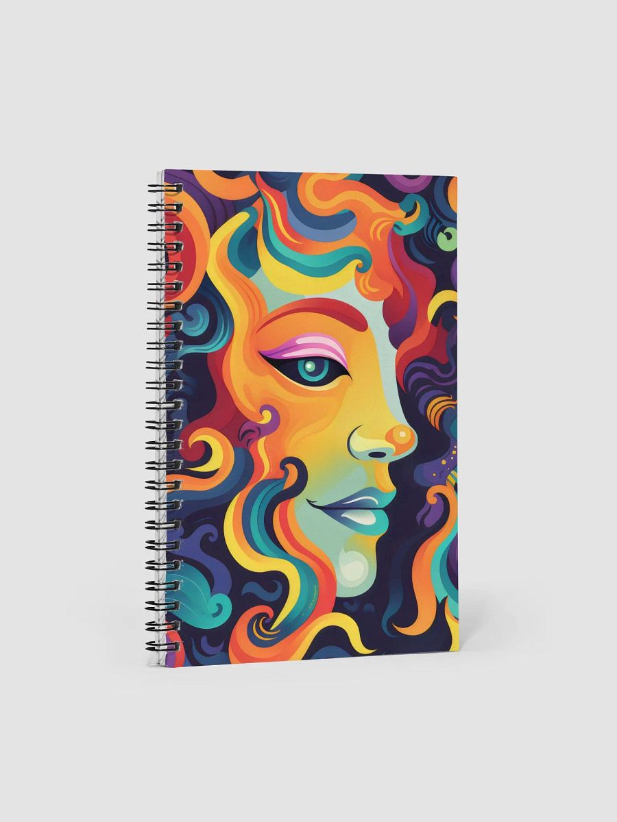 Whimsical Portrait Spiral Notebook product image (1)