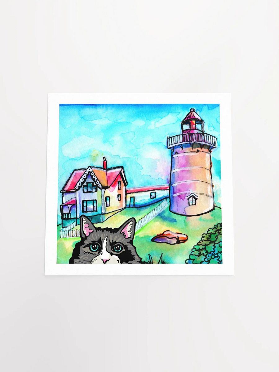Cat Selfie at Lighthouse Print product image (12)
