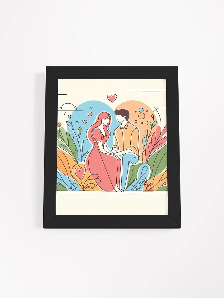 Love Art Frame | Couple Painting | Couple Frame | Painting #A12 product image (1)