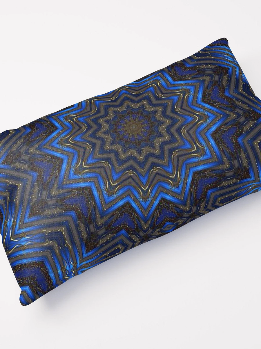 Blue Ribbon Kaleidoscope Throw Pillow product image (11)